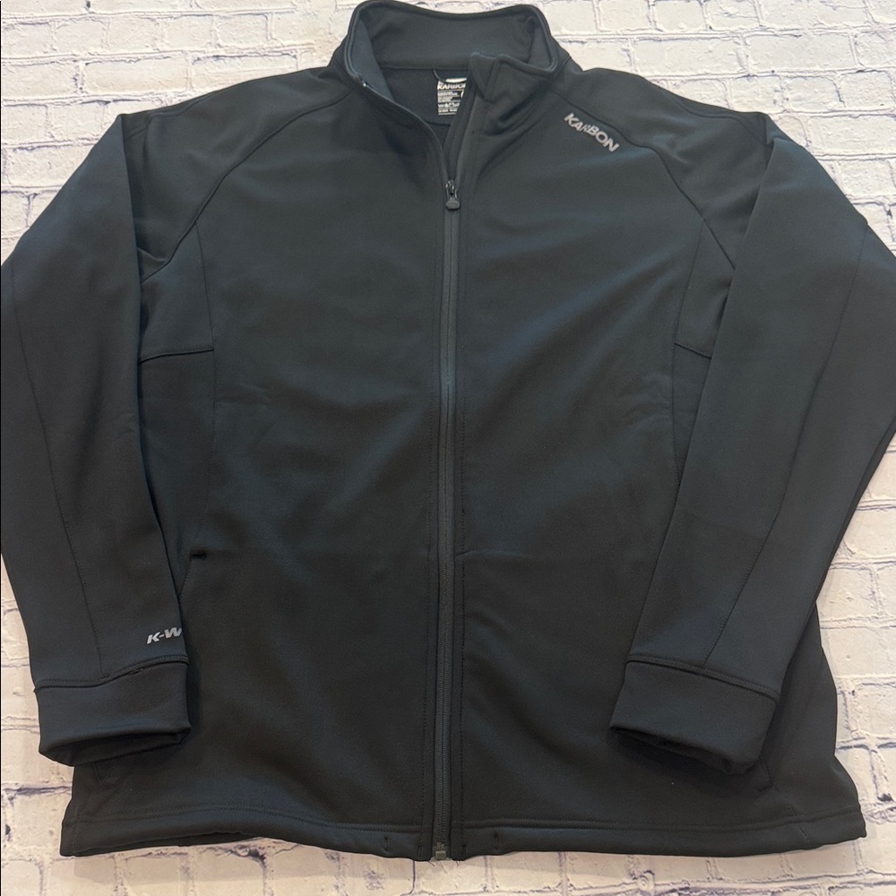 Karbon K-Wick Men's Classic Black Lined Performance Zip Jacket XL
